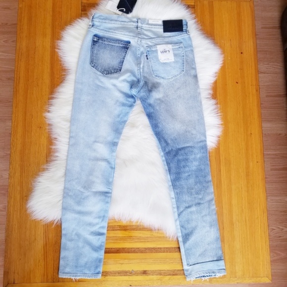 Levi's Slouchy Tapered High Rise Patch Work Jeans - Picture 8 of 8